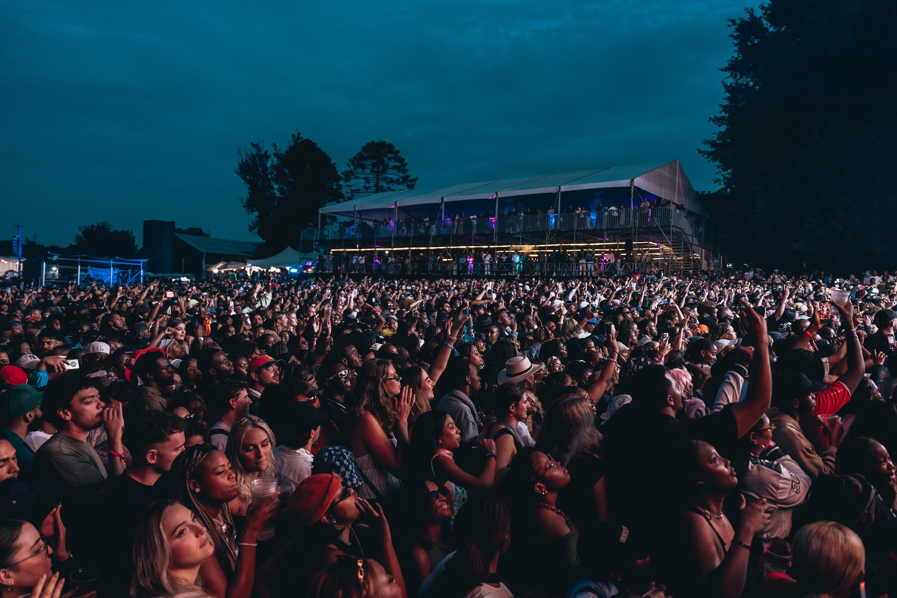 Crowd at Milk & Cookies Fest